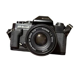 Ricoh KR-5 Super II with Rikenon 50mm 1:2 Lens FOR PARTS